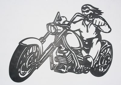 Man On Motorcycle